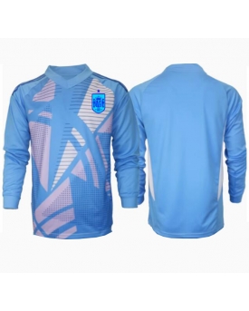 Spagna Portiere Maglia Gara Casa Repliche Europei 2024 Maniche Lunghe